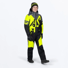 Yth Cold Cross CX Monosuit Black/HiVis
