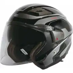 MC halvhjelm m/solvisir